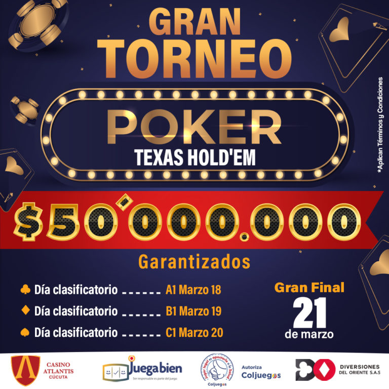 Gran Torneo Póker 50M Diversiones del Oriente S.A.S. Gran Torneo Póker 50M Diversiones del Oriente S.A.S.
